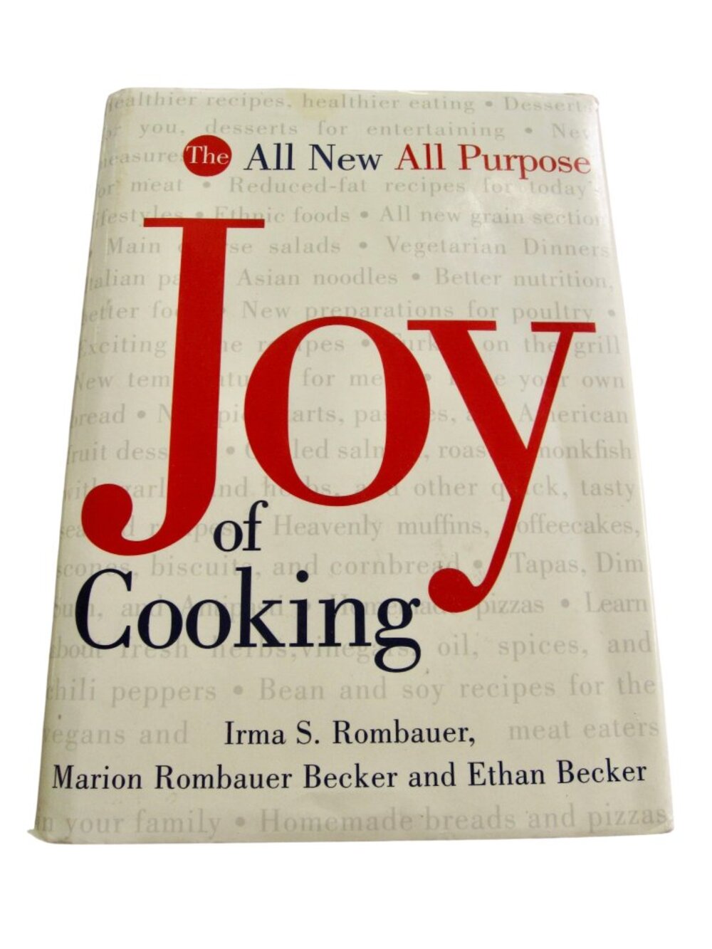 Vintage 90s Joy of Cooking Cookbook Recipes Reference Hardcover • USA